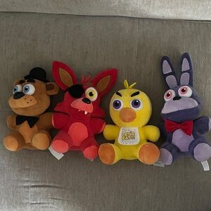 2018 Five Nights at freedys originals plushies set of 4